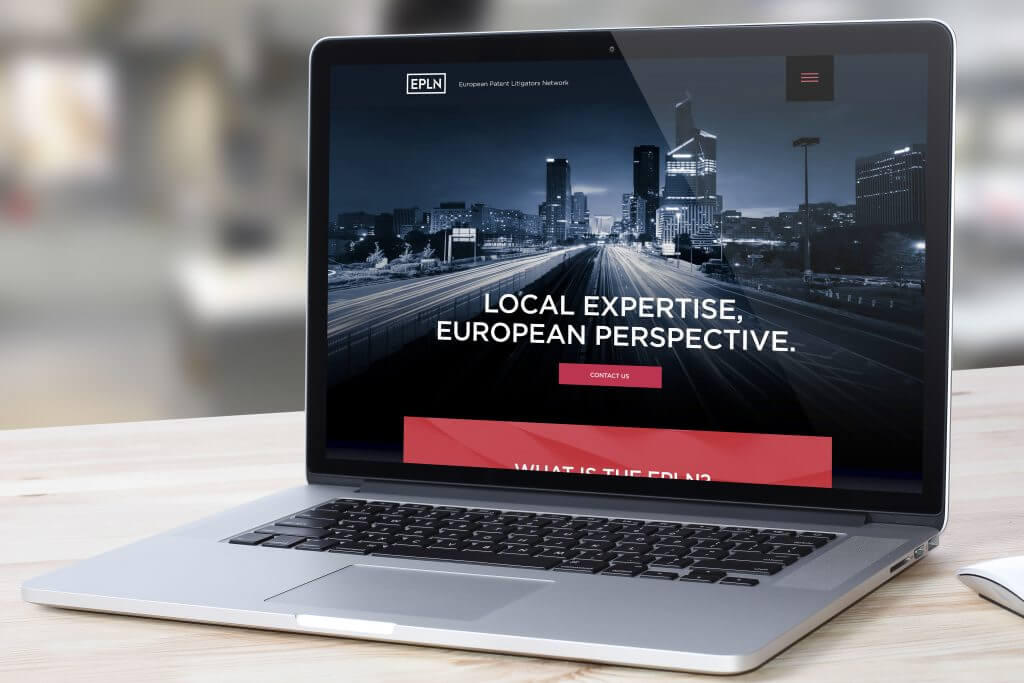 ELPN Website displayed on desktop
