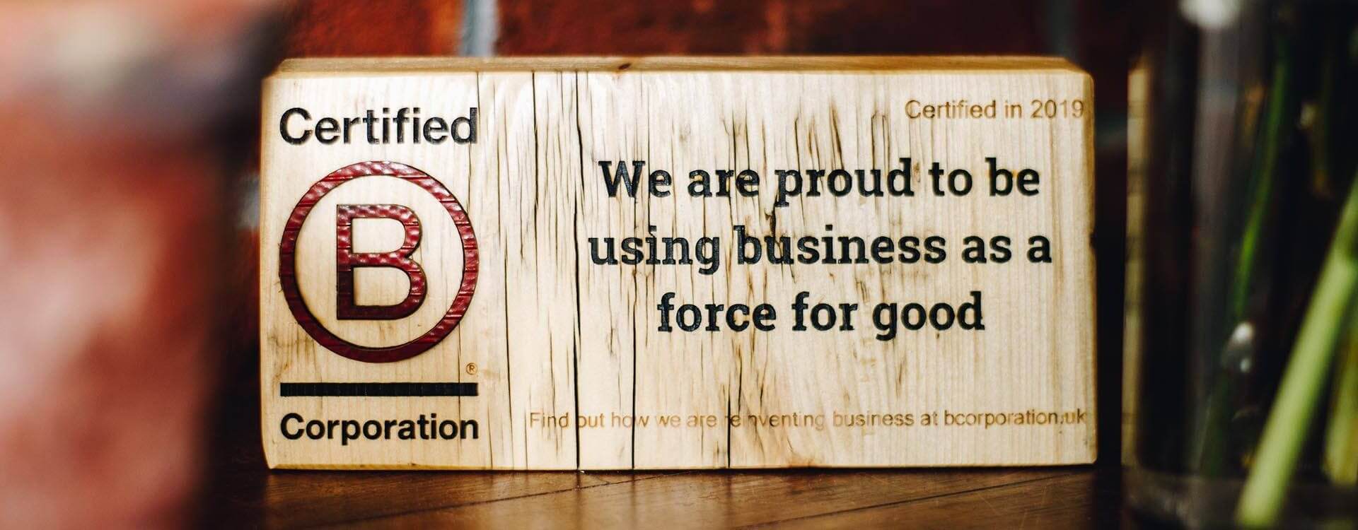 B Corp Award