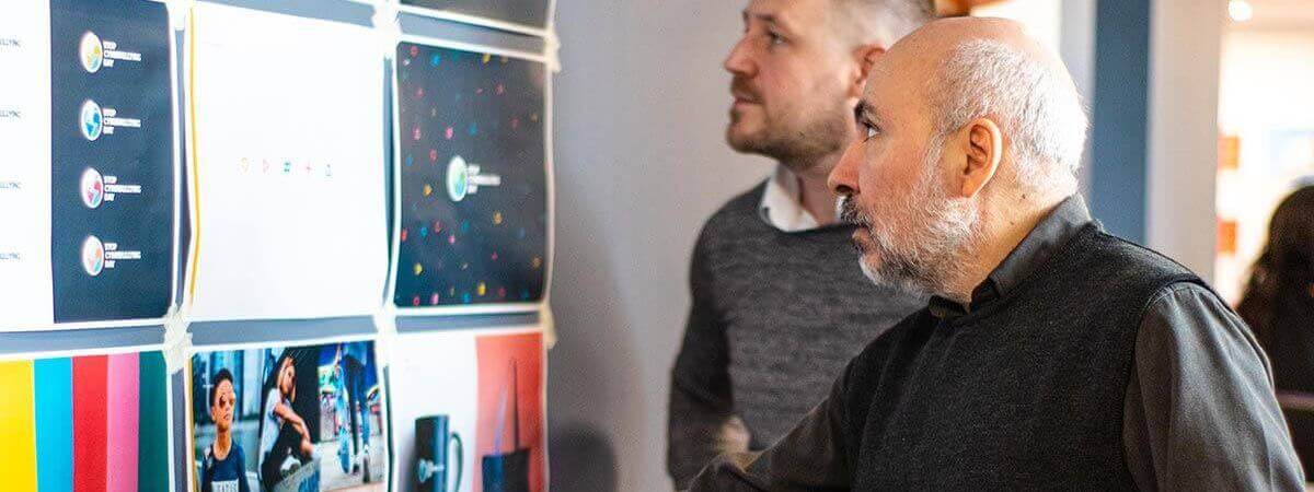 Our experts working on the Cybersmile branding