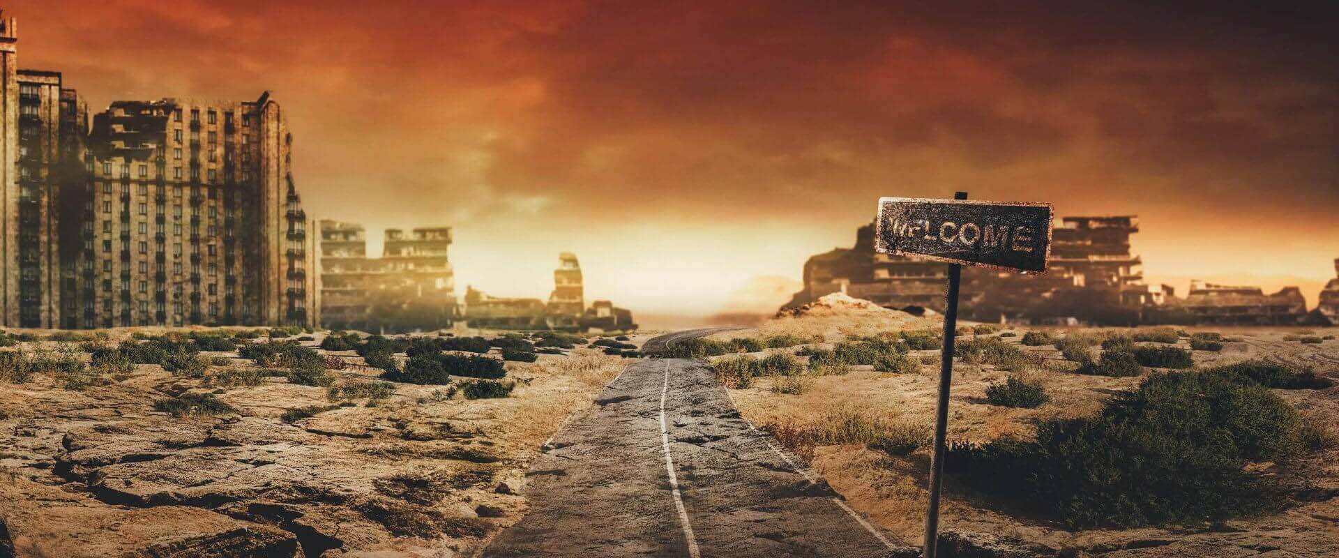 A snapshot of an apocalyptic landscape