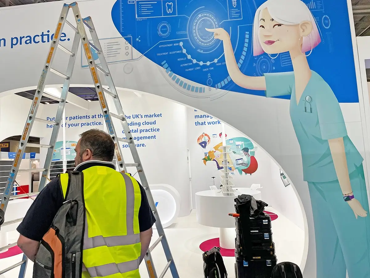 Dentally stand under contruction